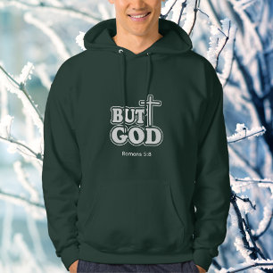 Simple But God Typography Dark Personalize Hoodie