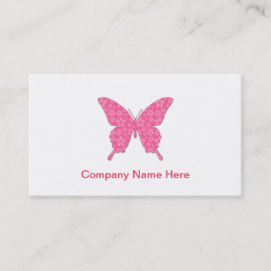 Simple Butterfly Business Cards