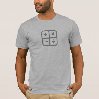 Simple Calculator Icon Shirt