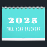 Simple Calendar 2025 Minimalist<br><div class="desc">May your year be uncomplicated and bright.</div>