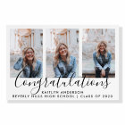 Simple Calligraphy 3 Photo Graduation Welcome