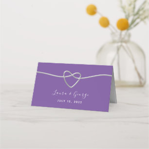 Simple Calligraphy Place Card