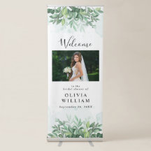 Simple calligraphy rustic greenery