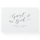 Simple calligraphy rustic greenery wedding