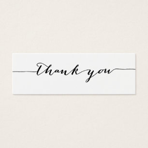 Simple Calligraphy Thank You Gift Tags