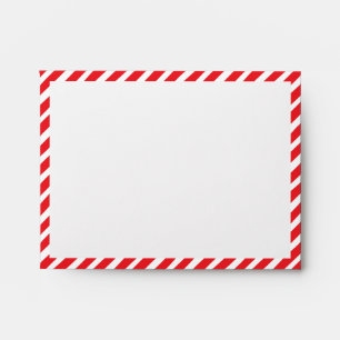 Simple Candy-Striped Edge Envelope
