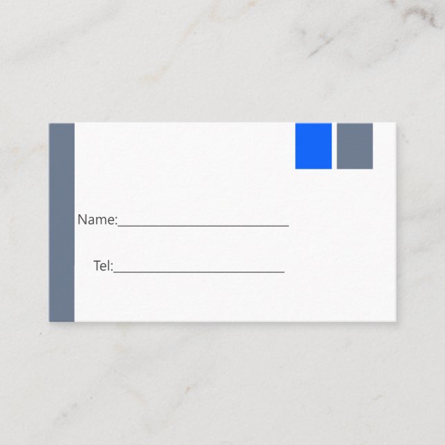 simple card (Front)