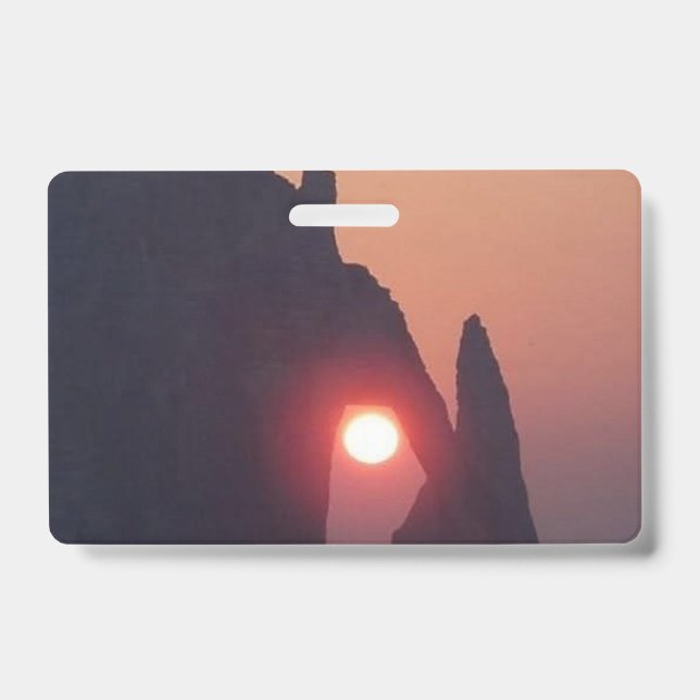 Simple card ID badge (Front)