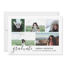 Simple Casual Chic Graduate Script Five Photo