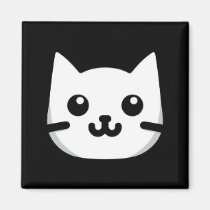 Simple Cat Design Magnet