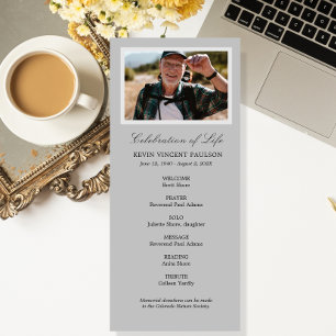 Simple Celebration of Life Program Programme