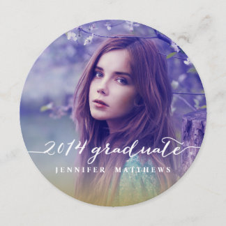 Simple Chalkboard Graduation Party Invitation