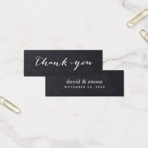 Simple Chalkboard Script Wedding Favour Tags