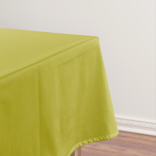 Simple Chartreuse Green Solid Plain Colour Tablecloth (In Situ)