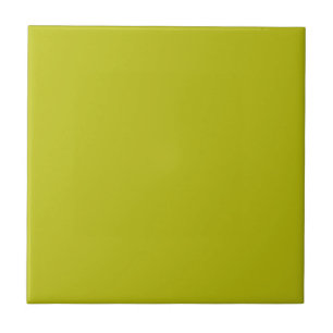 Simple Chartreuse Green Solid Plain Colour Tile