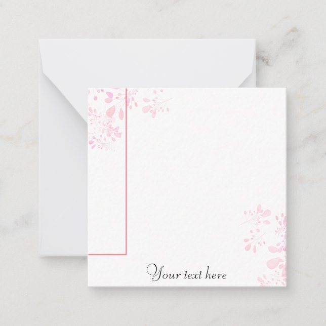 Simple chic card (Front)