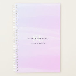 Simple Chic Lavender Watercolor Wash Planner