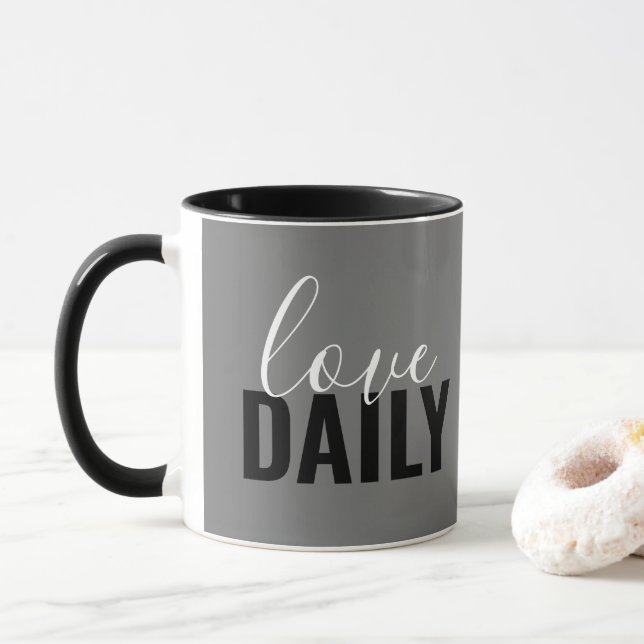 simple chic LOVE DAILY | Mug (With Donut)