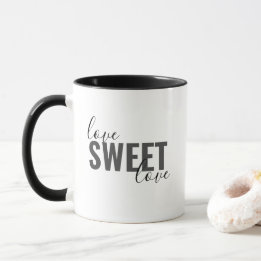 simple chic LOVE SWEET LOVE | Mug