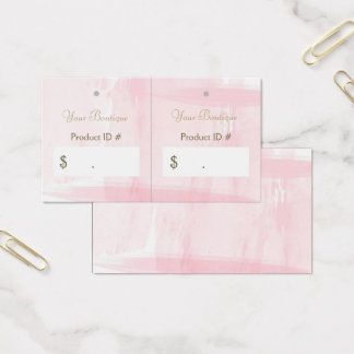 Simple Chic Pink Boutique Retail Sales Hang Tags