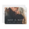 Simple Chic Script Personalized Photo Wedding