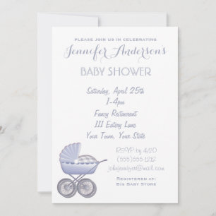 Simple & Chic Unisex Baby Shower Invitations
