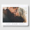 Simple Chic Wedding Guest Book with Photo