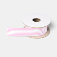 Simple Chic White Stripes Pattern On Pale Pink