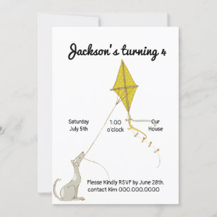 Simple Children's Birthday Party Invitations