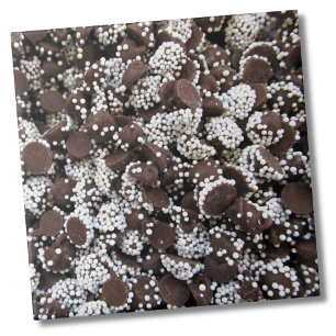 Simple Chocolate Candy Pattern Tile