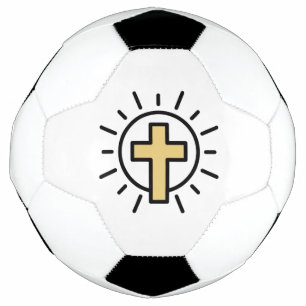Simple Christian Cross Football