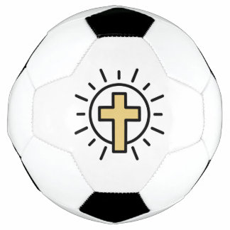 Simple Christian Cross Football
