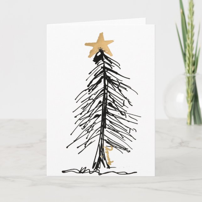 Simple Christmas Blank Card (Front)