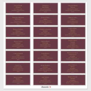 Simple Christmas Green Red Address Labels