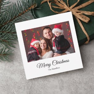 Simple Christmas Photo Greeting Christmas Card