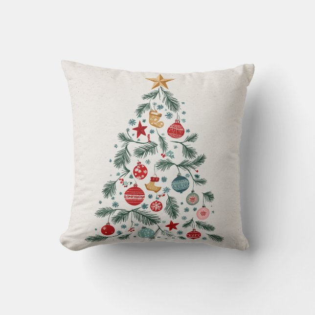 Simple Christmas pillow cushion (Front)