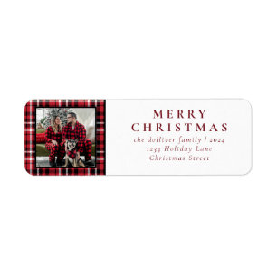 Simple Christmas Plaid Photo