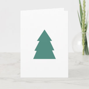 Simple Christmas Tree Holiday Card