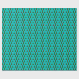 Simple Christmas Tree Pattern Wrapping Paper