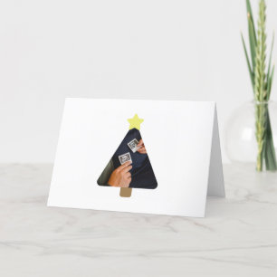 Simple Christmas Tree Pregnancy Announcement