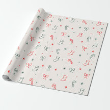 Simple Christmas Wrapping Paper