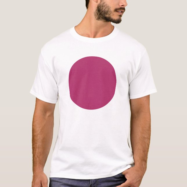 Simple Circle - Crimson T-Shirt (Front)