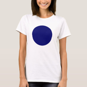 Simple Circle - Deep Navy Blue T-Shirt