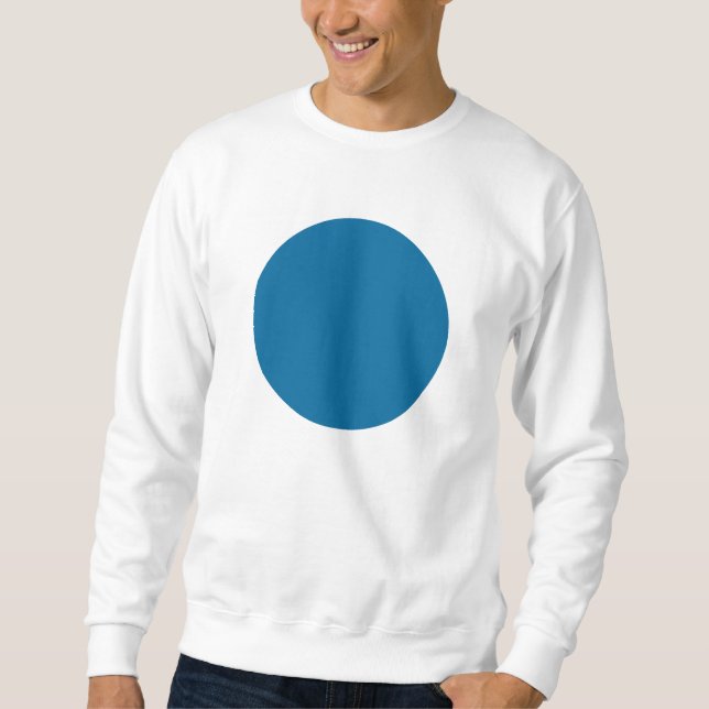 Simple Circle - Desert Blue Sweatshirt (Front)