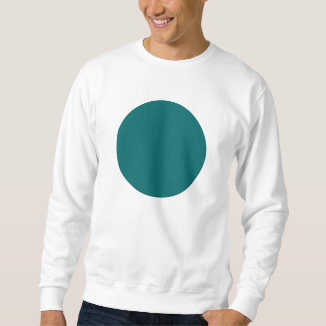 Simple Circle - Moss Green Sweatshirt (Front)