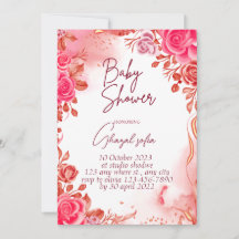 Simple Classic  Baby Girl Shower