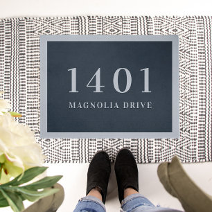 Simple Classic House Number & Address Doormat