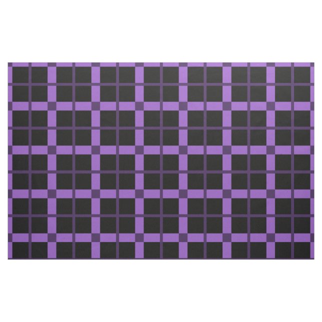 simple classic lilac purple tartan plaid pattern fabric (Fat Quarter)
