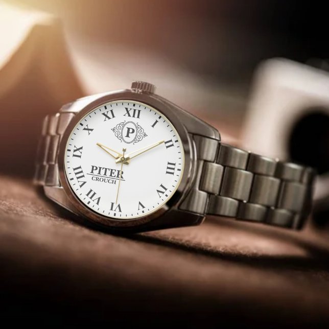 Simple classic look Monogram  Watch (Creator Uploaded)