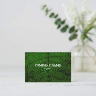 Simple Classic Minimalist Nature Business Card